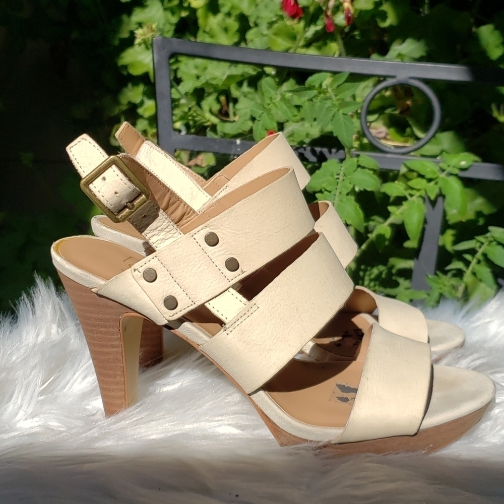 Franco Sarto Mulan Nubuk Sandals 6.5 - Picture 4 of 9